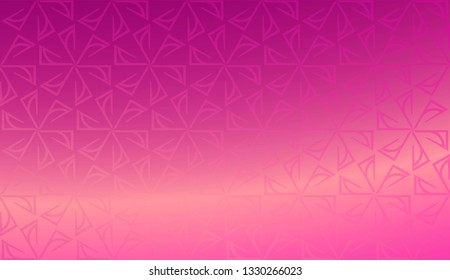 Decorative Background With Triangles. Curved Lines. Vector Illustration. Abstract Blurred Gradient Background Bright Colors.. Bright Background For Poster, Banner, Flyer.