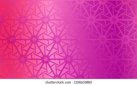 Decorative Background With Triangles. Curved Lines. Vector Illustration. Abstract Blurred Gradient Background Bright Colors.. Bright Background For Poster, Banner, Flyer.