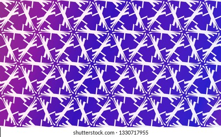Decorative Background With Triangles. Curved Lines. Vector Illustration. Abstract Blurred Gradient Background Bright Colors.. Bright Background For Poster, Banner, Flyer.