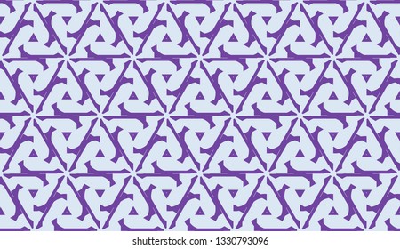 Decorative background with triangles. Curved lines. Vector illustration. Modern design for you business, project. Viole color