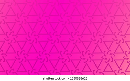 Decorative Background With Triangles. Curved Lines. Vector Illustration. Abstract Blurred Gradient Background Bright Colors.. Bright Background For Poster, Banner, Flyer.