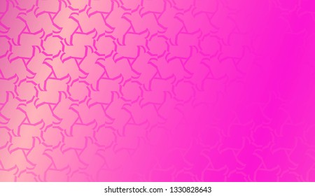 Decorative Background With Triangles. Curved Lines. Vector Illustration. Abstract Blurred Gradient Background Bright Colors.. Bright Background For Poster, Banner, Flyer.