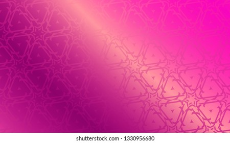 Decorative Background With Triangles. Curved Lines. Vector Illustration. Abstract Blurred Gradient Background Bright Colors.. Bright Background For Poster, Banner, Flyer.