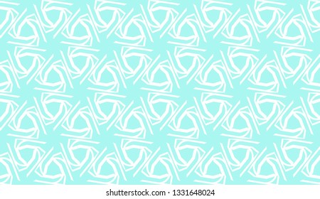 Decorative background with triangles. Curved lines. Vector illustration. Blue light shade. Bright background for poster, banner, flyer