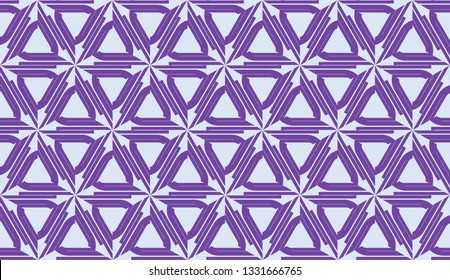 Decorative background with triangles. Curved lines. Vector illustration. Modern design for you business, project. Viole color
