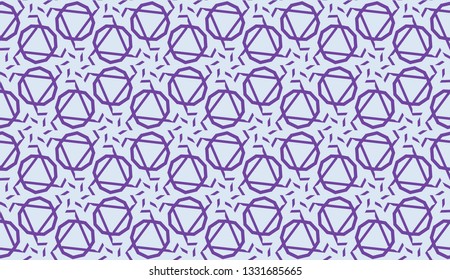 Decorative background with triangles. Curved lines. Vector illustration. Modern design for you business, project. Viole color
