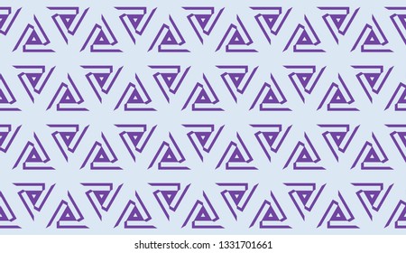 Decorative background with triangles. Curved lines. Vector illustration. Modern design for you business, project. Viole color