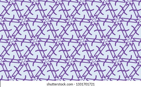 Decorative background with triangles. Curved lines. Vector illustration. Modern design for you business, project. Viole color