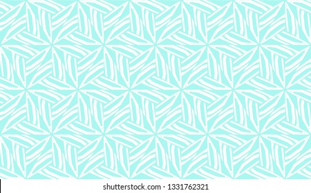 Decorative background with triangles. Curved lines. Vector illustration. Blue light shade. Bright background for poster, banner, flyer