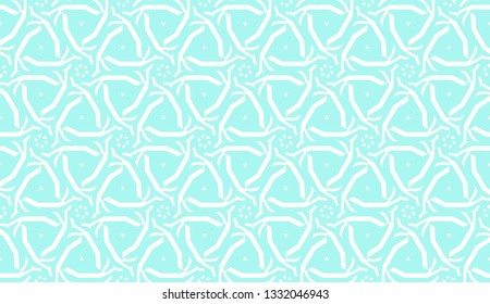 Decorative background with triangles. Curved lines. Vector illustration. Blue light shade. Bright background for poster, banner, flyer