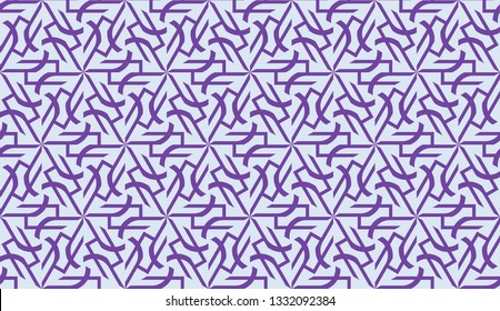 Decorative background with triangles. Curved lines. Vector illustration. Modern design for you business, project. Viole color