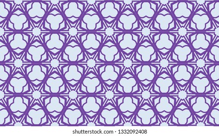 Decorative background with triangles. Curved lines. Vector illustration. Modern design for you business, project. Viole color