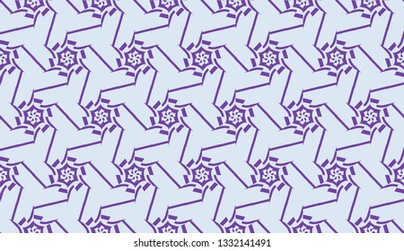 Decorative background with triangles. Curved lines. Vector illustration. Modern design for you business, project. Viole color