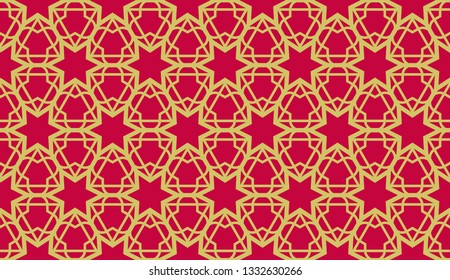 Decorative background with triangles. Curved lines. Vector illustration