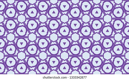 Decorative background with triangles. Curved lines. Vector illustration. Modern design for you business, project. Viole color