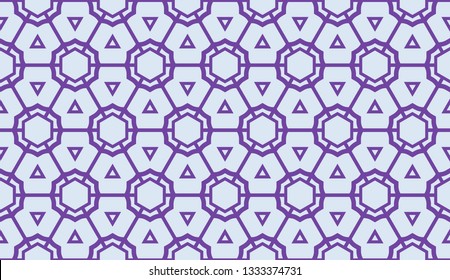 Decorative background with triangles. Curved lines. Vector illustration. Modern design for you business, project. Viole color
