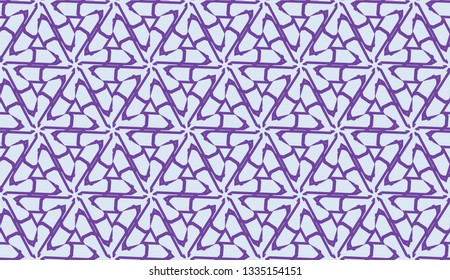 Decorative background with triangles. Curved lines. Vector illustration. Modern design for you business, project. Viole color
