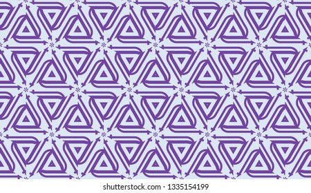 Decorative background with triangles. Curved lines. Vector illustration. Modern design for you business, project. Viole color