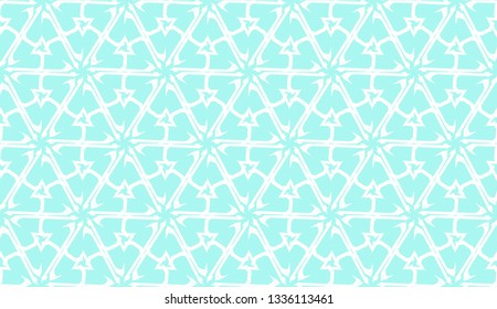 Decorative background with triangles. Curved lines. Vector illustration. Blue light shade. Bright background for poster, banner, flyer