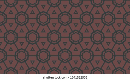 Decorative background with triangles. Curved lines. Vector illustration. Bright background for poster, banner, flyer.