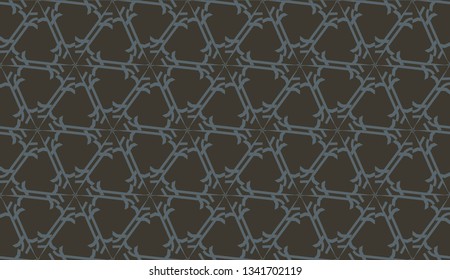 Decorative background with triangles. Curved lines. Vector illustration. Bright background for poster, banner, flyer.