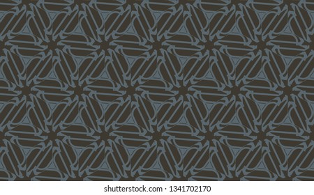 Decorative background with triangles. Curved lines. Vector illustration. Bright background for poster, banner, flyer.