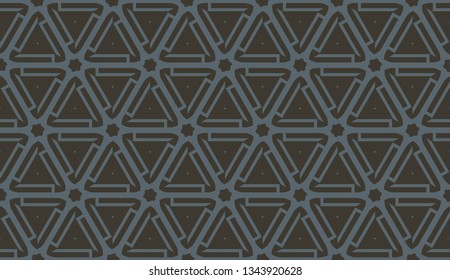 Decorative background with triangles. Curved lines. Vector illustration. Bright background for poster, banner, flyer.