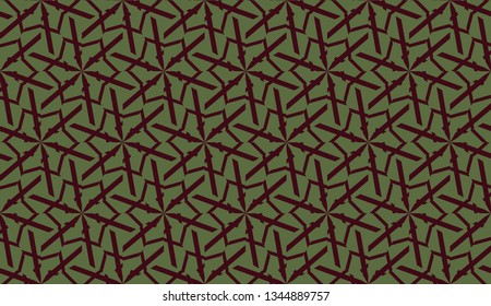 Decorative background with triangles. Curved lines. Vector illustration. Bright background for poster, banner, flyer.