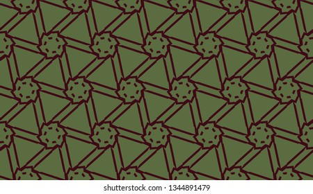 Decorative background with triangles. Curved lines. Vector illustration. Bright background for poster, banner, flyer.