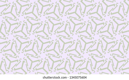 Decorative background with triangles. Curved lines. Vector illustration. Bright background for poster, banner, flyer.