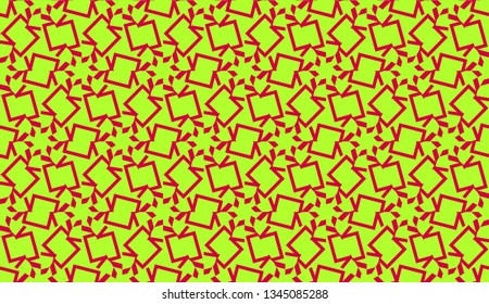 Decorative background with triangles. Curved lines. Vector illustration. Bright background for poster, banner, flyer.