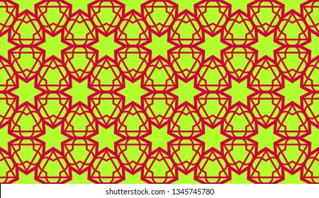 Decorative background with triangles. Curved lines. Vector illustration. Bright background for poster, banner, flyer.