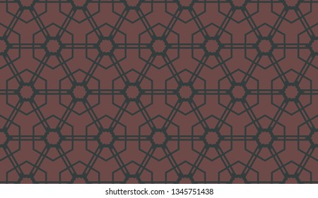 Decorative background with triangles. Curved lines. Vector illustration. Bright background for poster, banner, flyer.