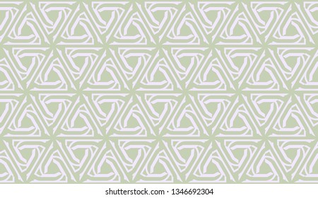 Decorative background with triangles. Curved lines. Vector illustration. Bright background for poster, banner, flyer.