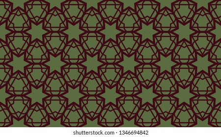 Decorative background with triangles. Curved lines. Vector illustration. Bright background for poster, banner, flyer.