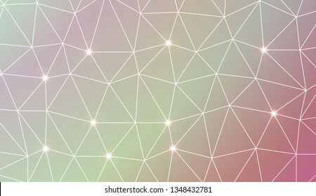 Decorative background with triangles. Decorative design For interior wallpaper, smart design, fashion print. Vector illustration. Abstract Gradient Soft Colorful Background