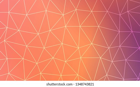 Decorative background with triangles. Decorative design For interior wallpaper, smart design, fashion print. Vector illustration. Abstract Gradient Soft Colorful Background