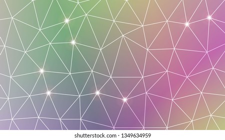Decorative background with triangles. Decorative design For interior wallpaper, smart design, fashion print. Vector illustration. Abstract Gradient Soft Colorful Background