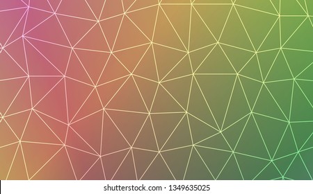 Decorative background with triangles. Decorative design For interior wallpaper, smart design, fashion print. Vector illustration. Abstract Gradient Soft Colorful Background