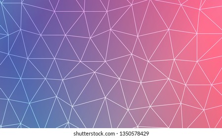 Decorative background with triangles. Decorative design For interior wallpaper, smart design, fashion print. Vector illustration. Abstract Gradient Soft Colorful Background