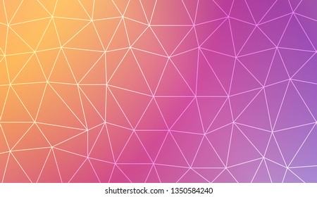 Decorative background with triangles. Decorative design For interior wallpaper, smart design, fashion print. Vector illustration. Abstract Gradient Soft Colorful Background