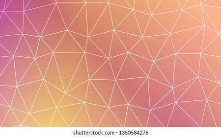 Decorative background with triangles. Decorative design For interior wallpaper, smart design, fashion print. Vector illustration. Abstract Gradient Soft Colorful Background
