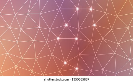 Decorative background with triangles. Decorative design For interior wallpaper, smart design, fashion print. Vector illustration. Abstract Gradient Soft Colorful Background