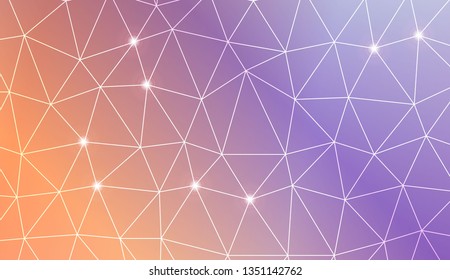 Decorative background with triangles. Decorative design For interior wallpaper, smart design, fashion print. Vector illustration. Abstract Gradient Soft Colorful Background