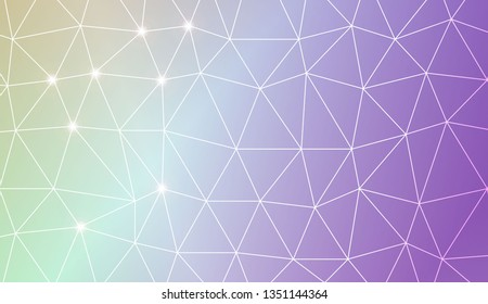 Decorative background with triangles. Decorative design For interior wallpaper, smart design, fashion print. Vector illustration. Abstract Gradient Soft Colorful Background