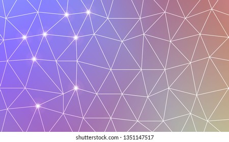 Decorative background with triangles. Decorative design For interior wallpaper, smart design, fashion print. Vector illustration. Abstract Gradient Soft Colorful Background