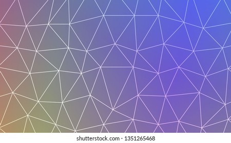 Decorative background with triangles. Decorative design For interior wallpaper, smart design, fashion print. Vector illustration. Abstract Gradient Soft Colorful Background