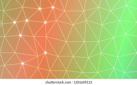 Decorative background with triangles. Decorative design For interior wallpaper, smart design, fashion print. Vector illustration. Abstract Gradient Soft Colorful Background