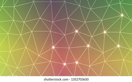 Decorative background with triangles. Decorative design For interior wallpaper, smart design, fashion print. Vector illustration. Abstract Gradient Soft Colorful Background