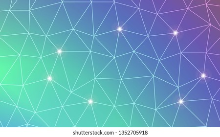 Decorative background with triangles. Decorative design For interior wallpaper, smart design, fashion print. Vector illustration. Abstract Gradient Soft Colorful Background